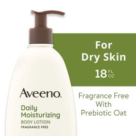 Aveeno Daily Moisturizing Lotion with Oat for Dry Skin, 18 fl oz - Aveeno