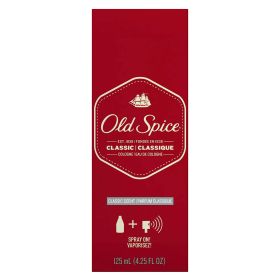 Old Spice Cologne Spray for Men, Classic Scent, 4.25 fl oz - Old Spice