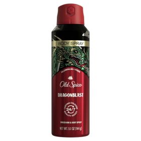 Old Spice Aluminum Free Body Spray for Men, Dragonblast 5.1 Oz - Old Spice