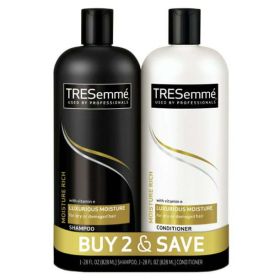 Tresemme Rich Moisture Rich Moisture Shampoo and Conditioner;  28 oz;  2 Count - Tresemme