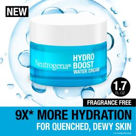 Neutrogena Hydro Boost Water Cream Face Moisturizer with Hyaluronic Acid, Fragrance Free, 1.7 oz - Visit the Neutrogena Store