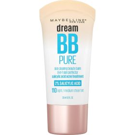 Maybelline Dream Pure 8 in 1 Skin Perfector BB Cream, Light Medium, 1 fl oz - Maybelline