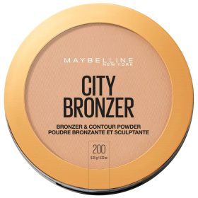 Maybelline City Bronzer Contour Powder Makeup, 200, 0.32 oz - Maybelline