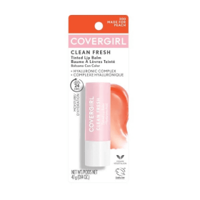 COVERGIRL Clean Fresh Tinted Lip Balm, 200 Made For Peach, 0.14 oz - COVERGIRL