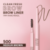 COVERGIRL Clean Fresh Brow Liner Nano Pencil, Medium Brown 500, .001 oz - COVERGIRL