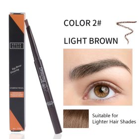 Dual-ended eyebrow pencil - Light brown