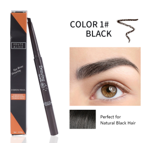 Dual-ended eyebrow pencil - Black