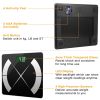 Smart Body Composition Scale Fat Monitor Digital APP Scale BMI Health Analyzer - Black