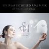 (new) Made in KOREA led face mask light therapy led mask red light IR photon skin rejuvenation - White