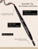 Dual-ended eyebrow pencil - Deep coffee