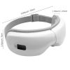 Eye Protection Device Eye Vibration Massager Hot Compress Air Pressure Acupoint Massage To Relieve Eye Fatigue Protect Vision - Grey Leather