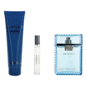 Versace Man Eau Fraiche by Versace (Option: 3  Piece Gift Set for Men)