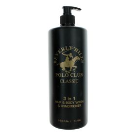 BHPC Classic by Beverly Hills Polo Club (Option: 33.8 oz 3-in-1 Hair & Body Wash & Conditioner for Men)