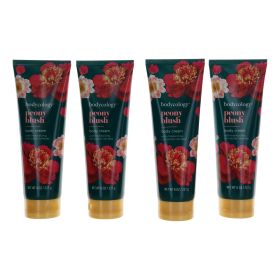 Peony Blush by Bodycology (Option: 4 Pack 8 oz Moisturizing Body Cream for Women)