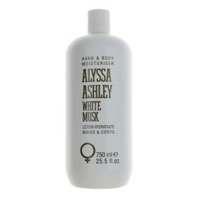 White Musk by Alyssa Ashley (Option: 25.5 oz Hand & Body Moisturizer for Women)